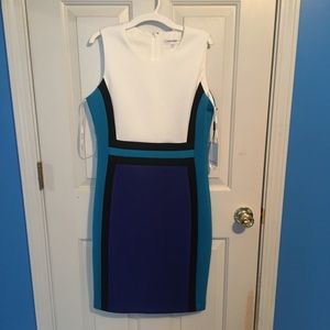 Calvin Klein colorblock dress